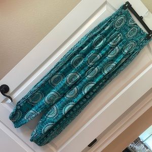 Beautiful teal and blue pants